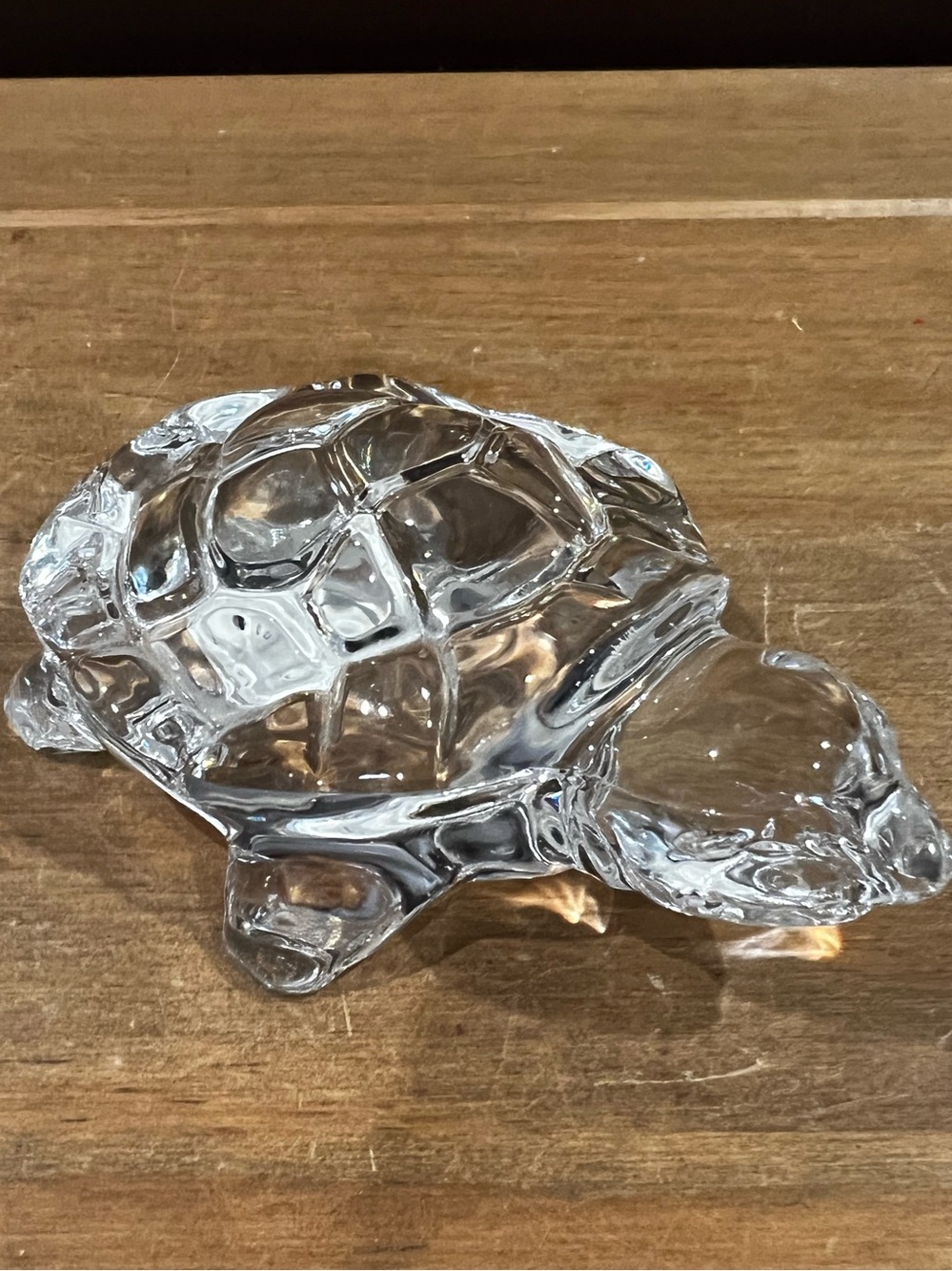 Princess House crystal Turtle. Perfect condition. Measures 4” head to tail.